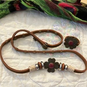Boho Style Necklace & Ring Set
